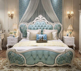 Trueliving  classy Dark bed Laminated Finish & PU Finish 6Ft *6Ft *1Ft